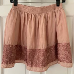 Forever 21 Embroidered Skirt